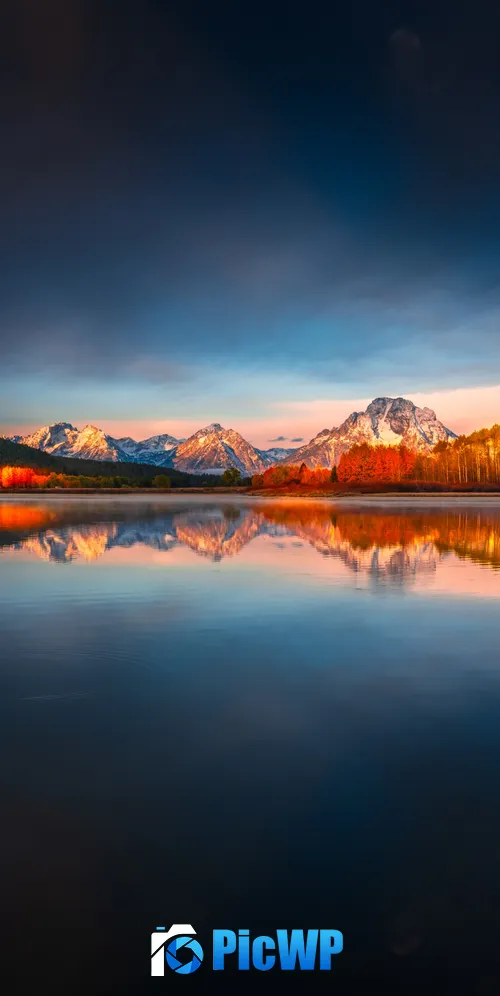 Mount Moran Grand Teton National Park 3K Mobile Wallpaper