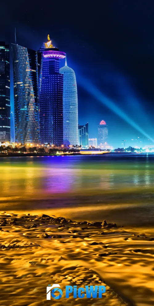 Doha Skyline Qatar 3K Mobile Wallpaper