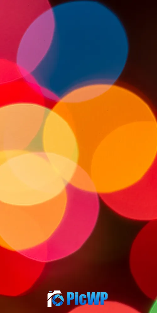 Lights Bokeh Blur background 3K Mobile Wallpaper