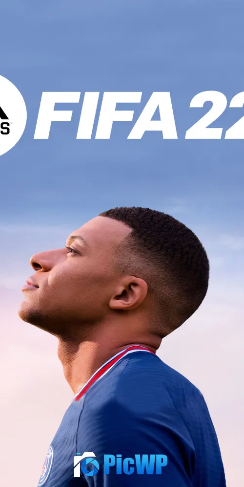 FIFA 22 Kylian Mbappé 3K Mobile Wallpaper