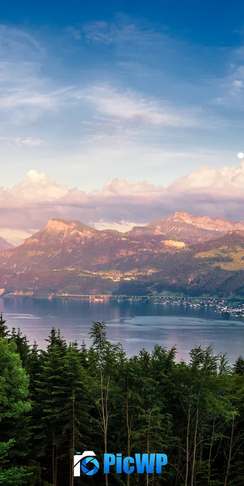 Lake Zurich Switzerland 3K Mobile Wallpaper