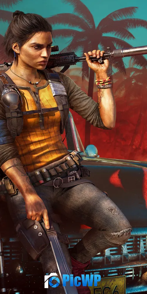 Far Cry 6 Clara Garcia 3K Mobile Wallpaper