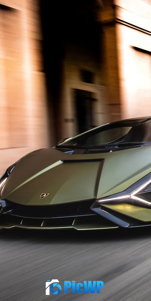 Lamborghini Sián FKP 37 Performance car 3K Mobile Wallpaper