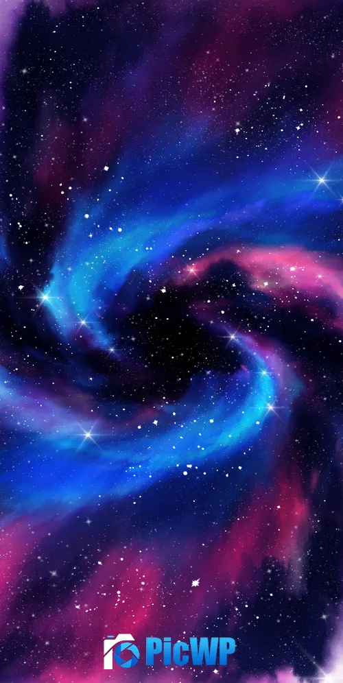 Spiral galaxy Milky Way 3K Mobile Wallpaper