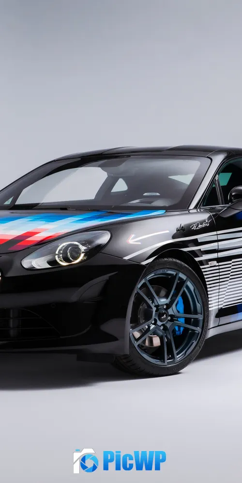 Alpine A110 x Felipe Pantone Art Car 3K Mobile Wallpaper