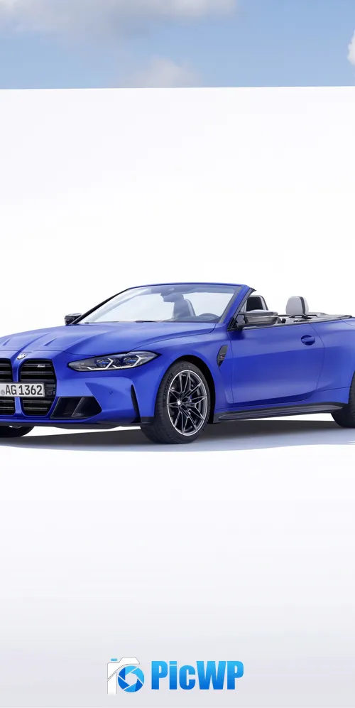 BMW M4 Competition M xDrive Convertible 3K Mobile Wallpaper