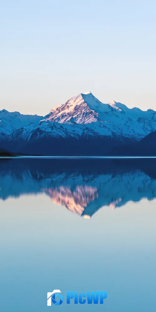 Mount Cook Lake Pukaki 3K Mobile Wallpaper