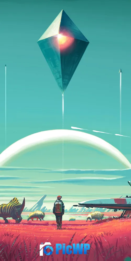 No Man's Sky 12K 3K Mobile Wallpaper