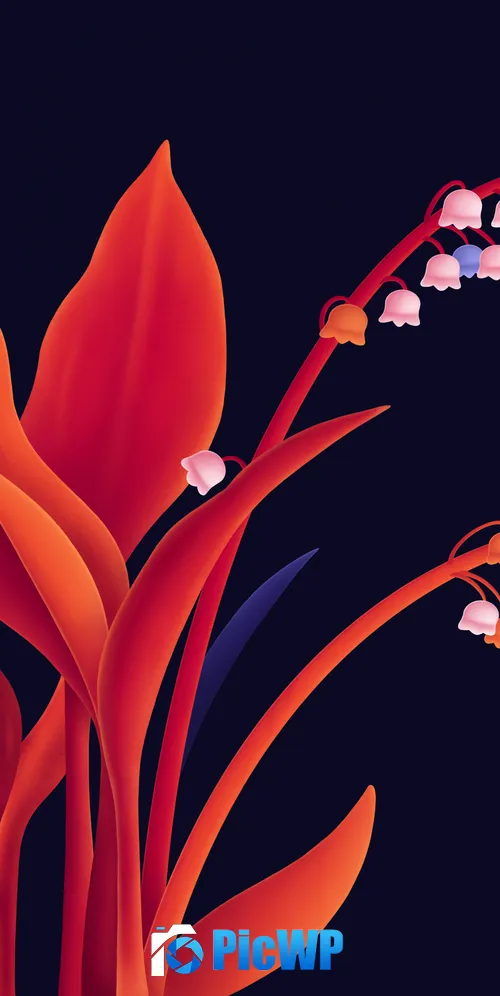 Lily flowers Digital Art 3K Mobile Wallpaper