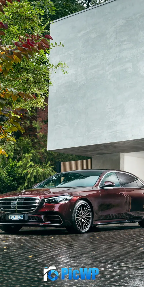 Mercedes-Benz S 450 4MATIC AMG Line Luxury Sedan 3K Mobile Wallpaper