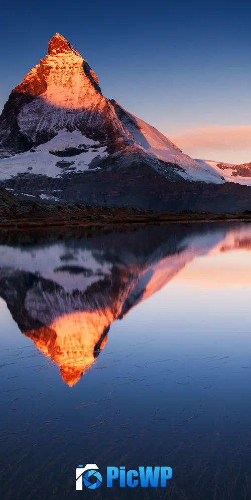 Riffelsee Lake Switzerland 3K Mobile Wallpaper