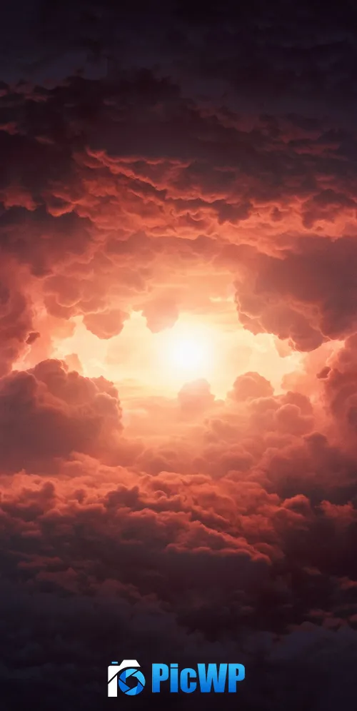 Cumulus clouds Storm 3K Mobile Wallpaper