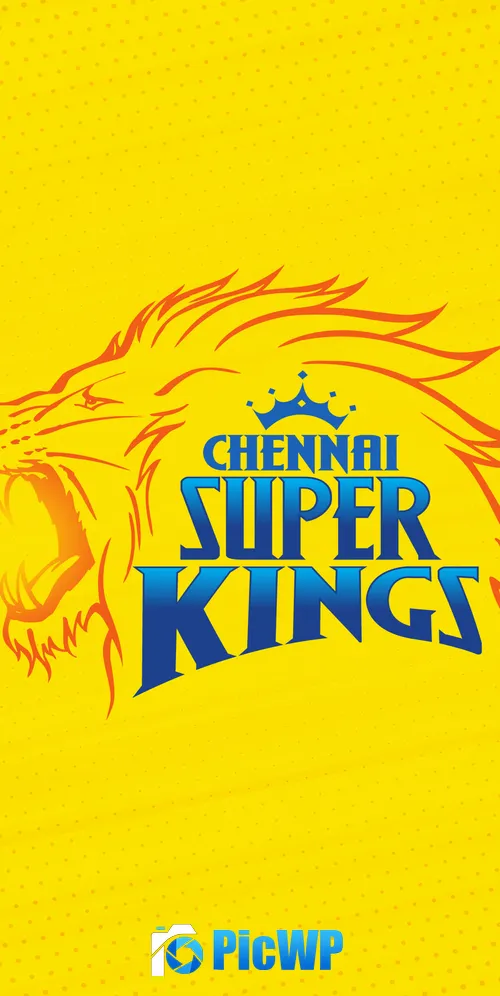 Chennai Super Kings Indian Premier League 3K Mobile Wallpaper