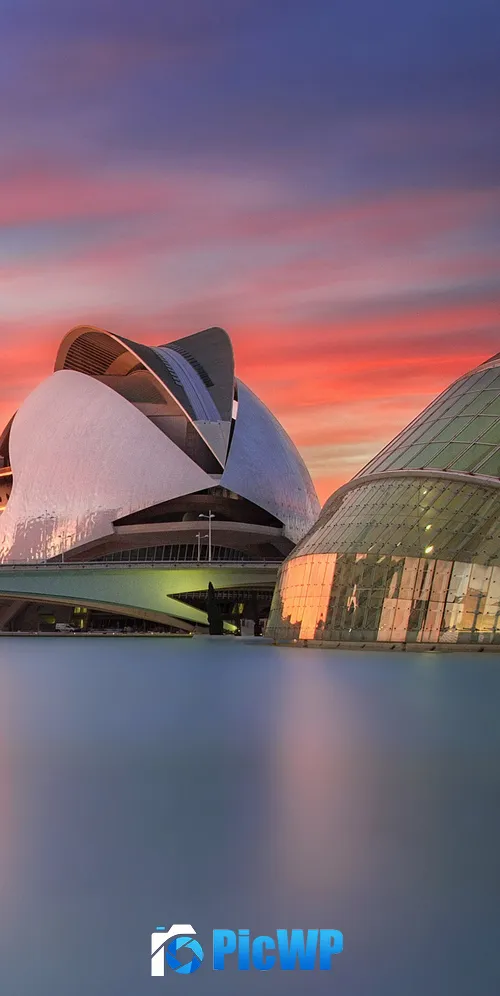 City of Arts and Sciences Science Museum 3K Mobile Wallpaper