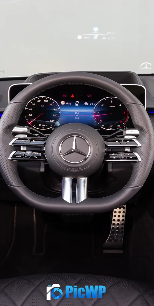 Mercedes-Benz S 350 d AMG Line Interior 3K Mobile Wallpaper
