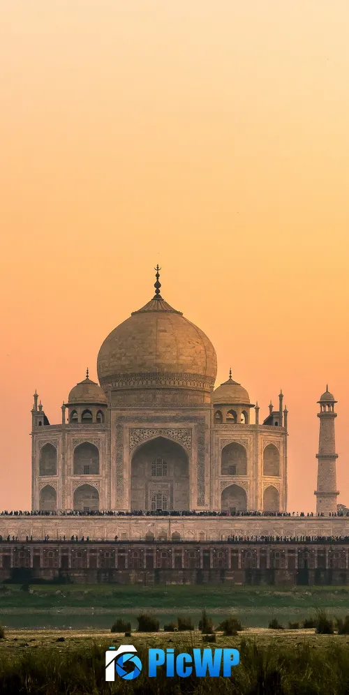 Taj Mahal India 3K Mobile Wallpaper