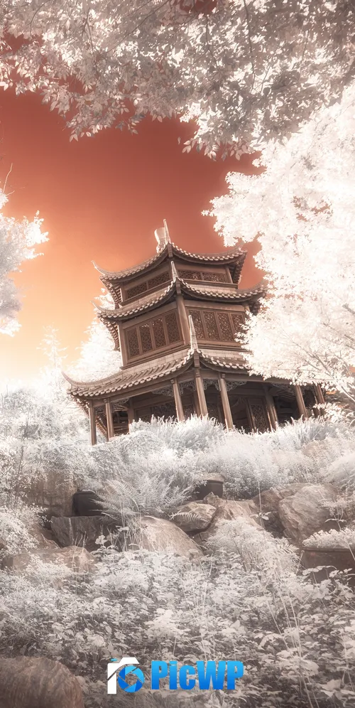 Pagoda Temple 3K Mobile Wallpaper