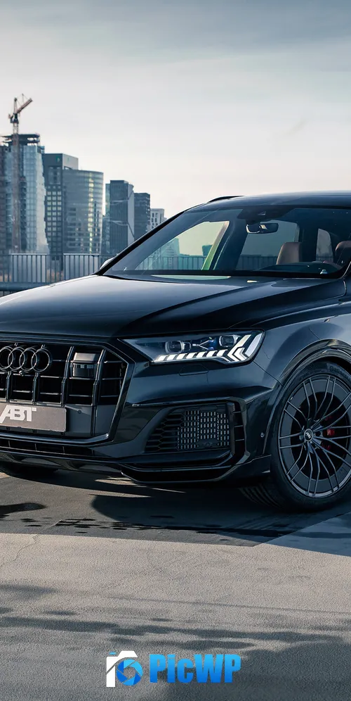 ABT Audi SQ7 TFSI Widebody Black cars 3K Mobile Wallpaper
