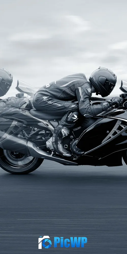 Suzuki Hayabusa Racing bikes 3K Mobile Wallpaper
