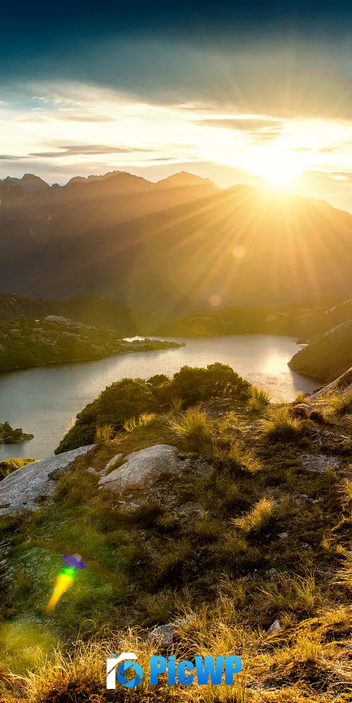 Fiordland New Zealand 3K Mobile Wallpaper