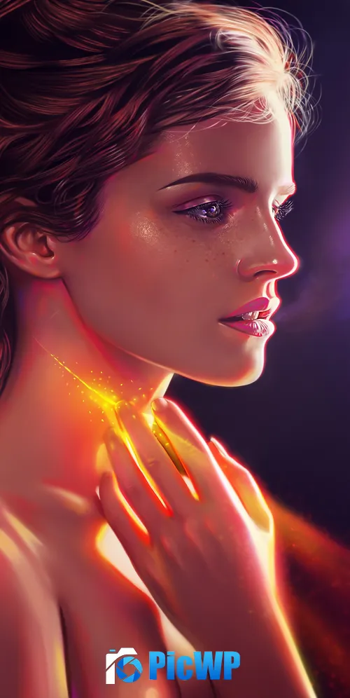 Emma Watson Aesthetic 3K Mobile Wallpaper