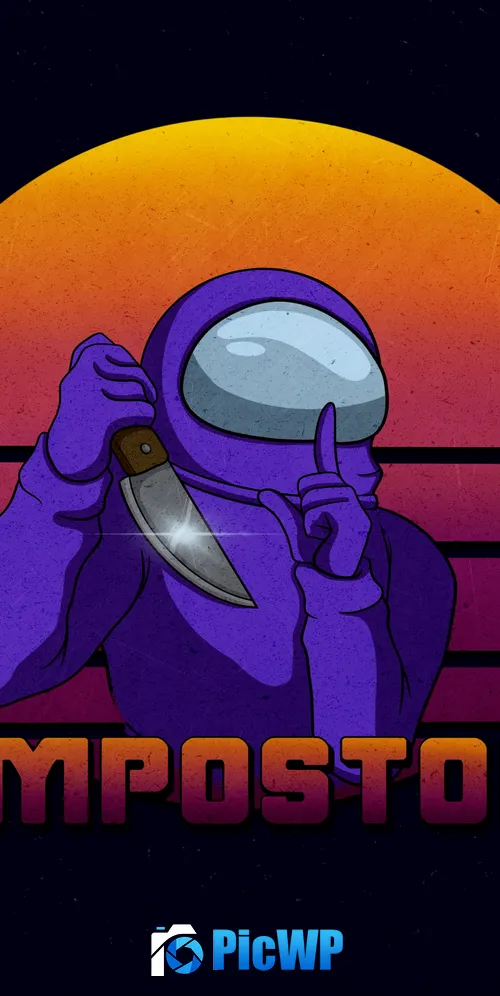 Impostor Among Us 3K Mobile Wallpaper