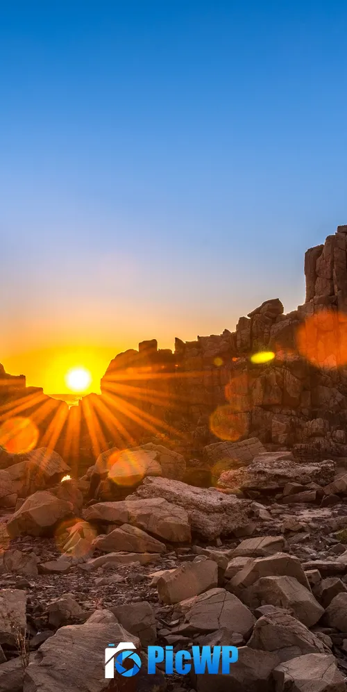 Bombo Headland Quarry Sunrise 3K Mobile Wallpaper