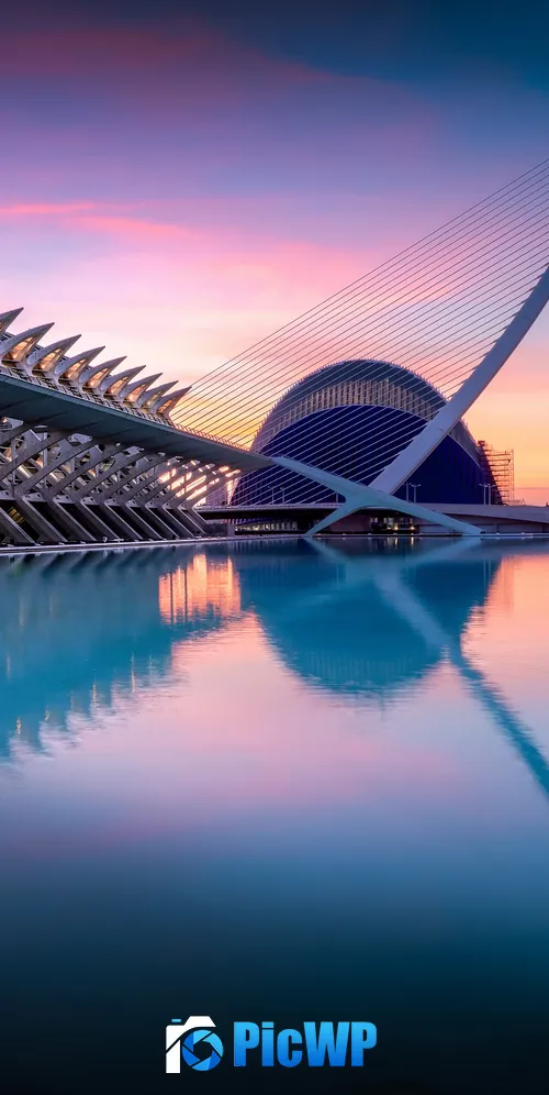 City of Arts and Sciences Spain 3K Mobile Wallpaper