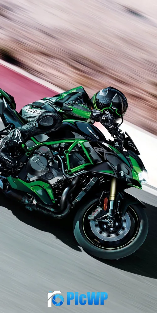 Kawasaki Z H2 SE Racing bikes 3K Mobile Wallpaper