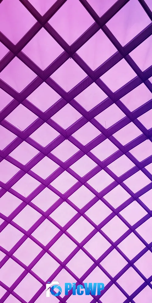 Mesh Illustration Atrium 3K Mobile Wallpaper