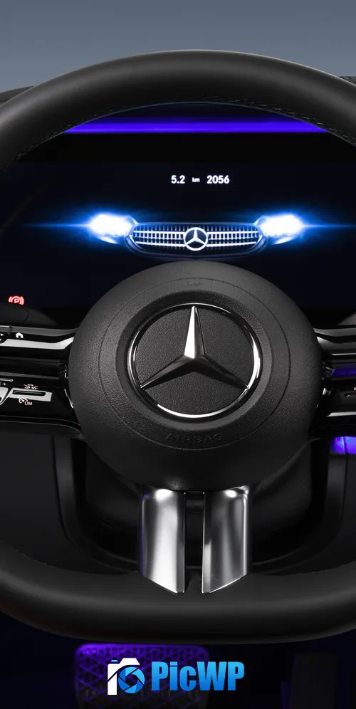 Mercedes-Benz E 350 L AMG Line Interior 3K Mobile Wallpaper