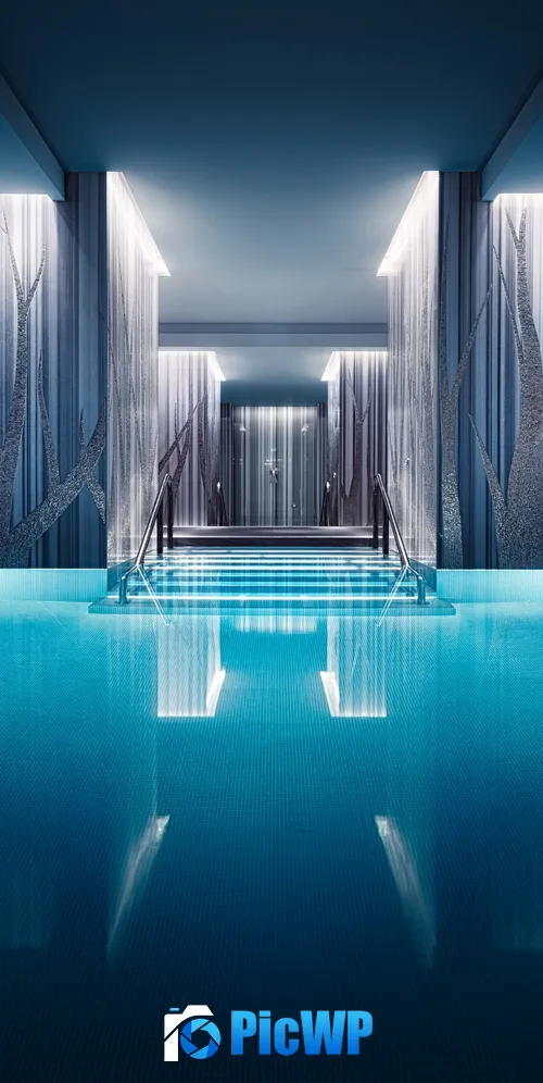 Swimming Pool Spa 3K Mobile Wallpaper