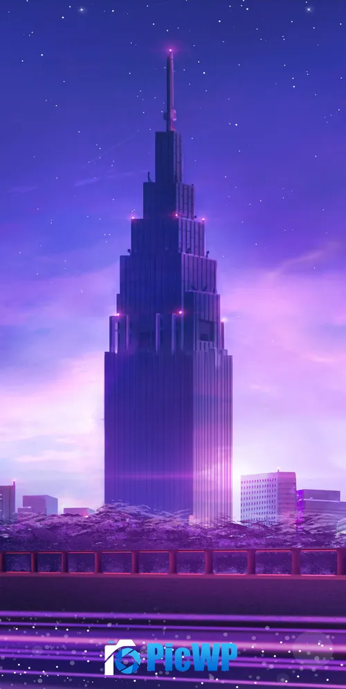 Cityscape Skyscraper 3K Mobile Wallpaper