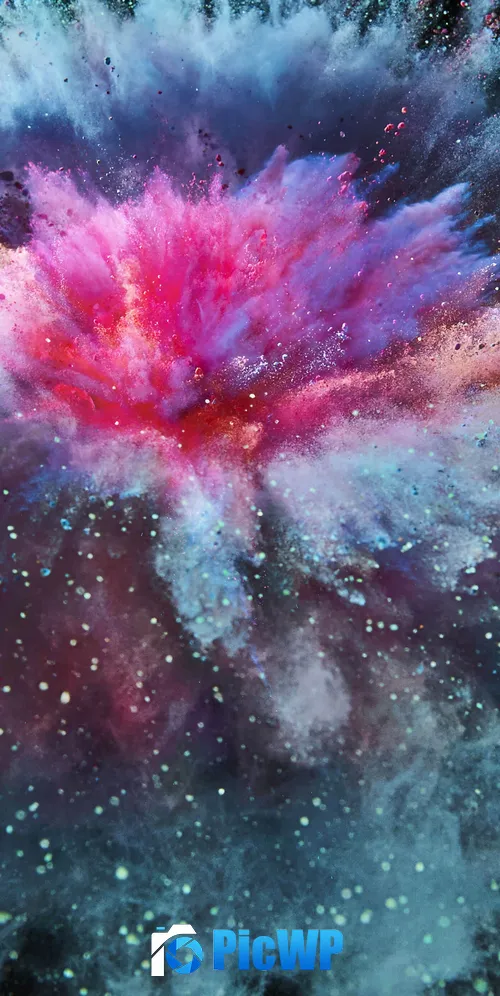 Splash Black background 3K Mobile Wallpaper