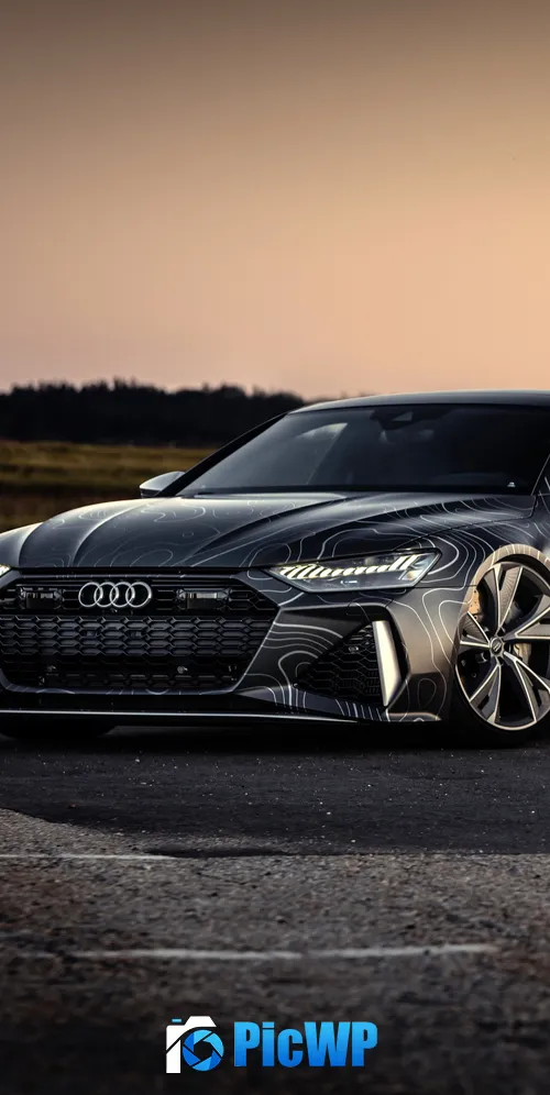 Audi RS 7 Sportback Black Box-Richter 3K Mobile Wallpaper