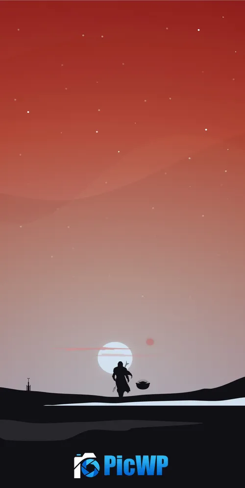 The Mandalorian Star Wars 3K Mobile Wallpaper