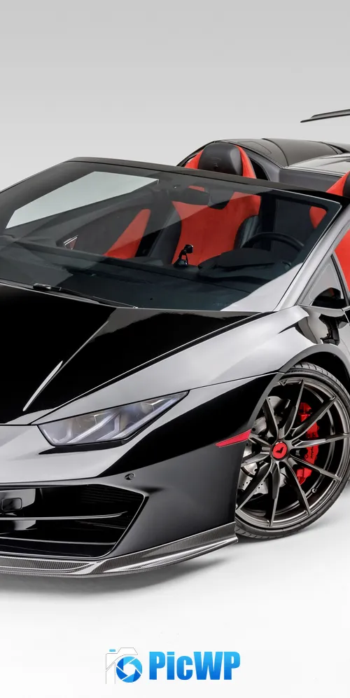 Lamborghini Huracan Spyder 3K Mobile Wallpaper