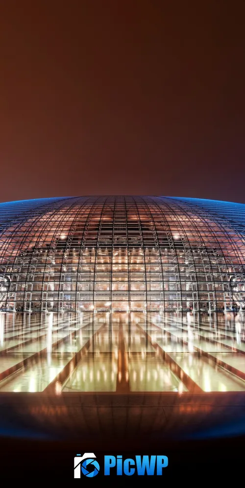 National Centre for the Performing Arts China 3K Mobile Wallpaper