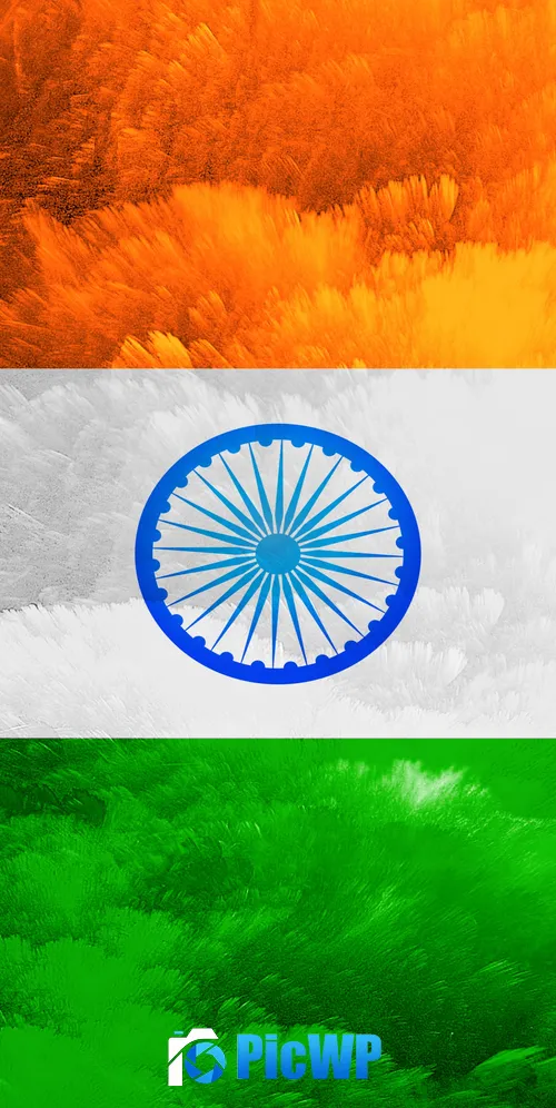 Indian Flag Tricolour Flag 3K Mobile Wallpaper