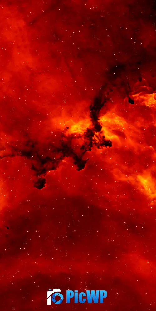 Solar flares Fire 3K Mobile Wallpaper