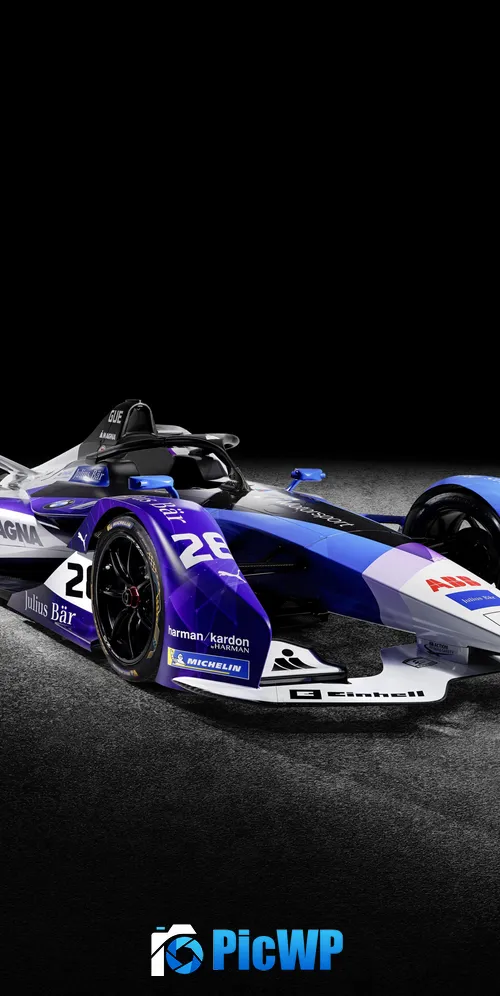 BMW iFE.20 Formula E racing car 3K Mobile Wallpaper