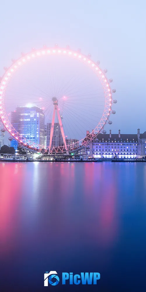 London Eye Ferris wheel 3K Mobile Wallpaper