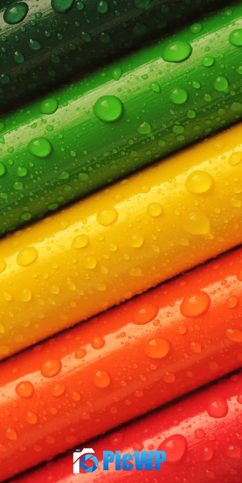 Crayons Pencils 3K Mobile Wallpaper