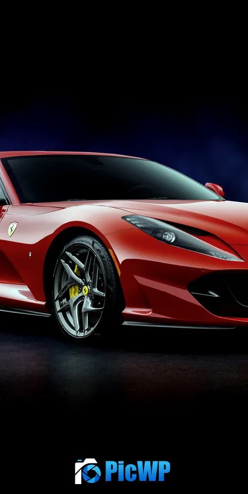 Ferrari 812 Superfast Sports cars 3K Mobile Wallpaper