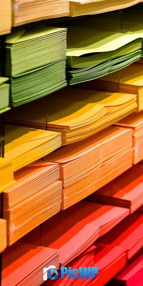 Back to School Color Papers 3K Mobile Wallpaper
