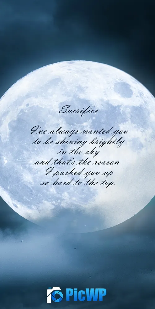 Sacrifice Popular quotes 3K Mobile Wallpaper