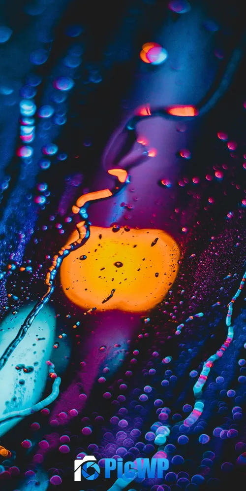 Rain Lights 3K Mobile Wallpaper