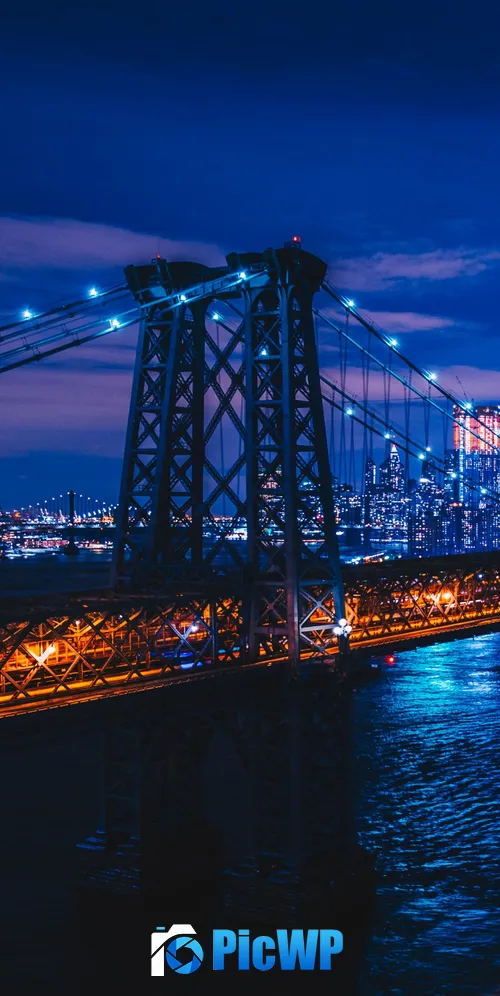 Williamsburg Bridge Suspension bridge 3K Mobile Wallpaper