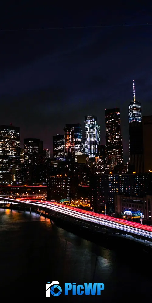 New York City Night view 3K Mobile Wallpaper