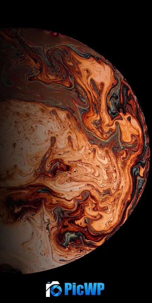 Brown Planet 3K Mobile Wallpaper
